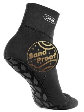 CAPAS 2mm Black Neoprene Sand-Proof Water Socks